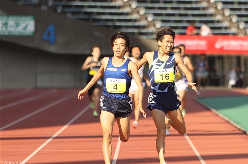 三浦龍司「ラスト1周の不安を克服できた」3000ｍ障害につながる1500ｍ3分36秒59／金栗記念