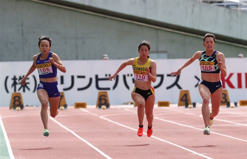 女子100ｍは御家瀬緑が復活の優勝！大外突いて11秒79「陸上の悔しさは陸上でしか返せない」／織田記念