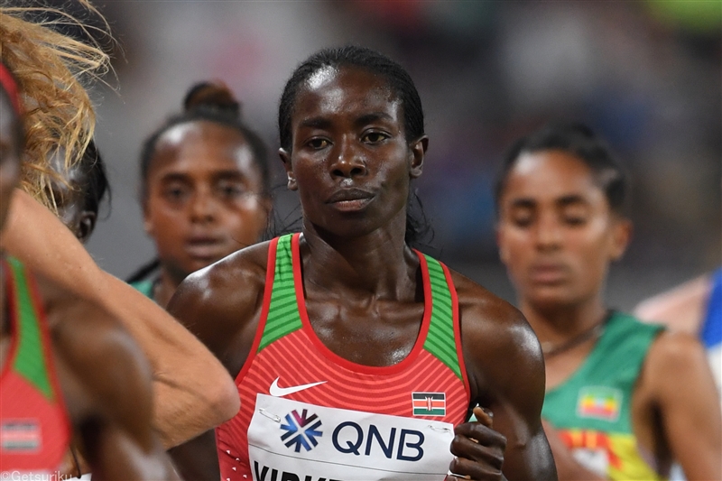 19年世界選手権女子5000ｍ銀のキプケンボイがハーフで１時間５分26秒 ／バルセロナ・ハーフマラソン