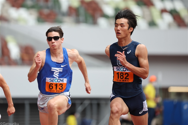 100ｍ・栁田大輝がインカレデビュー！予選流して10秒29「決勝で10秒05を」／関東IC