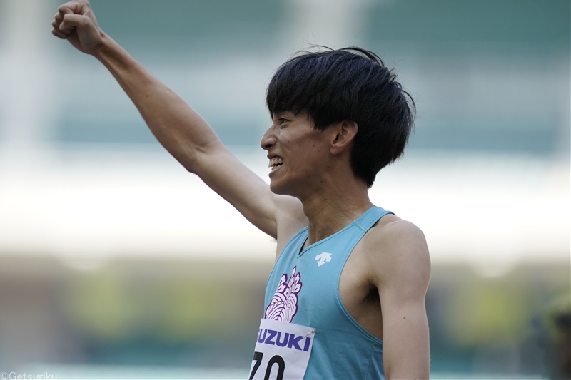 男子800ｍは薄田健太郎が日本歴代５位の１分46秒17で日本人トップ！　自己ベストを２秒以上も短縮／静岡国際