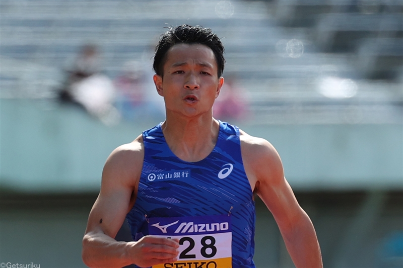 男子100ｍで福島聖が10秒17 国立大卒の社会人ルーキーが大幅自己新！／富山県選手権