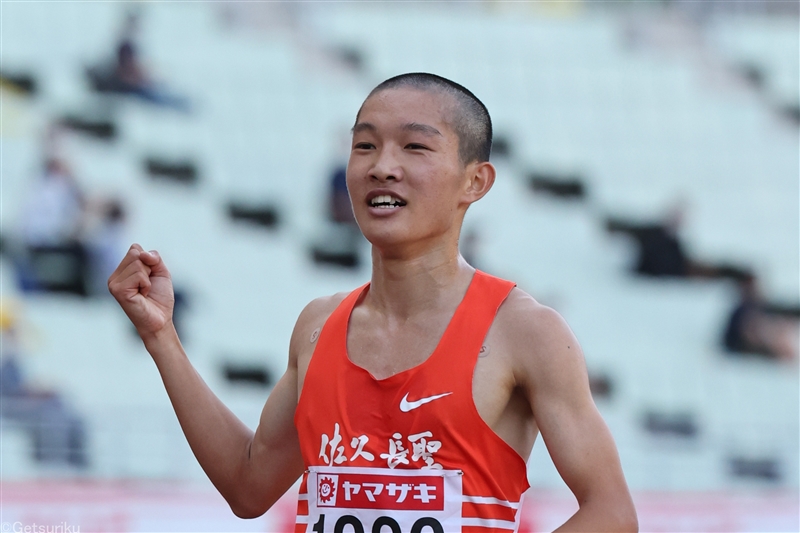 男子5000ｍは高校生・吉岡大翔が大学生相手に堂々の優勝！「Ｕ20世界選手権を目指していたので勝ててうれしい」／U20日本選手権