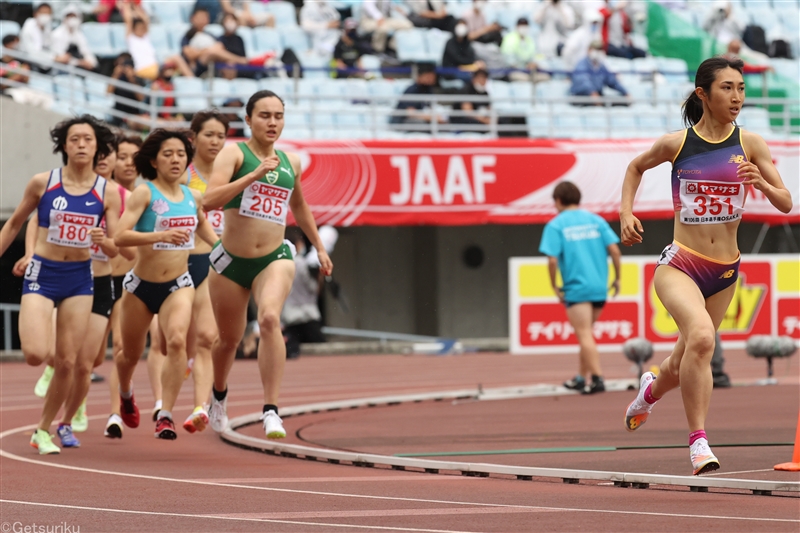 前日1500ｍＶの田中希実が800ｍに出場 予選で2分04秒13「ラストの必死さがなかった」／日本選手権