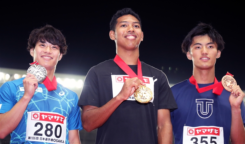 男子100ｍでサニブラウン、女子1500ｍで田中希実が世界陸上代表内定！女子100ｍは君嶋が初優勝！日本選手権2日目優勝者一覧