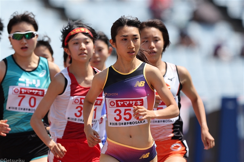 田中希実1500ｍ予選を悠々トップ4分15秒19をマーク翌日の決勝3位以内で世界陸上代表内定／日本選手権