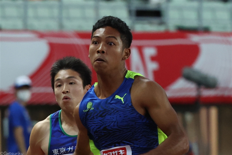 サニブラウンが100m10秒08で3年ぶり3度目V 世界陸上代表内定！／日本選手権