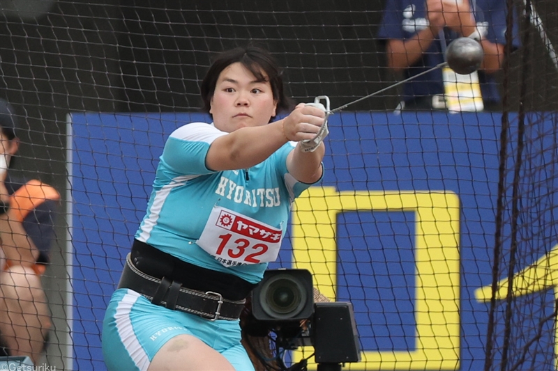 ハンマー投・勝冶 61m94でV！ 日本歴代10位、学生歴代3位の好記録／日本選手権