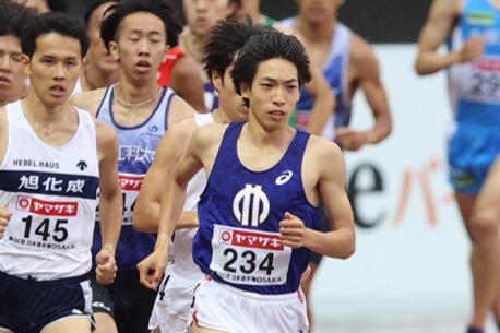 三浦龍司 8分14秒47で男子3000mSC連覇！初の世界陸上代表内定！ 2位青木も内定／日本選手権