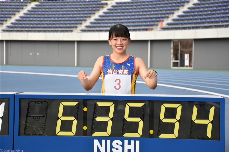 武田莉奈がIH未実施種目の2000m障害で高校最高の6分35秒94／IH東北大会