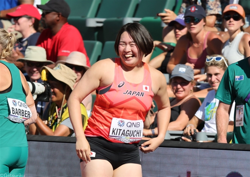 やり投・北口榛花が64ｍ32！貫禄の全体トップも目標変わらず「自分のことに集中して」入賞目指す／世界陸上