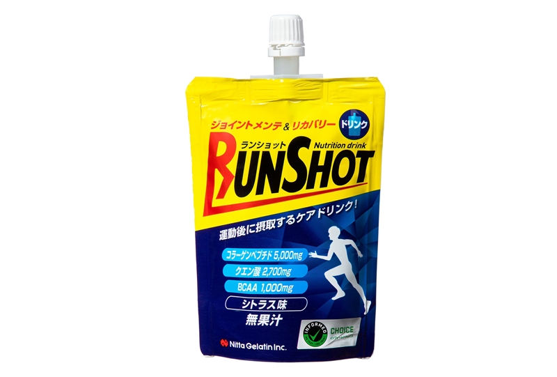 【プレゼント】コラーゲンペプチドを配合 ランナー専用ドリンク「RUNSHOT」／2022年8月号