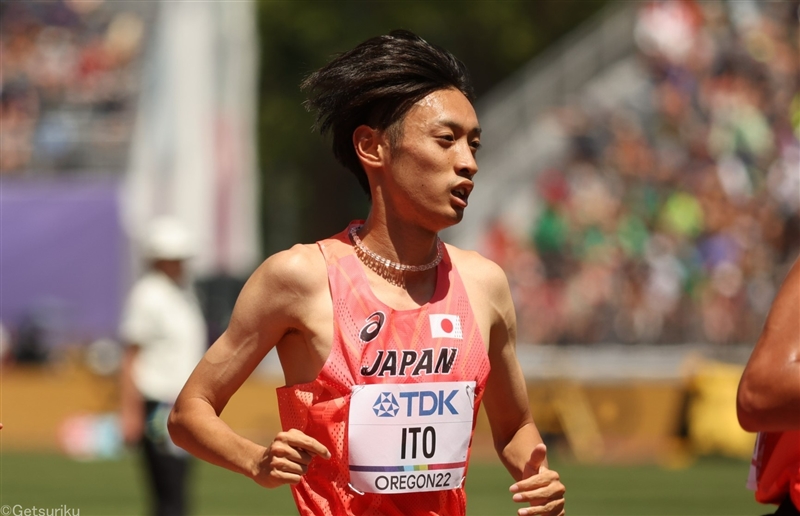 男子10000m・伊藤達彦 28分57秒85の22位 中盤で後れを取るもラストまで粘り見せる ／世界陸上