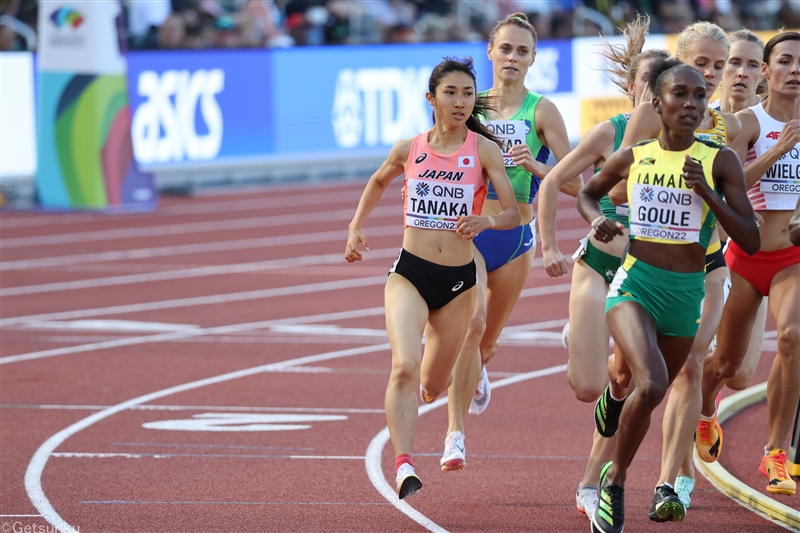 田中希実が800ｍ2分03秒56で予選落ちも、世界選手権日本人初となる個人3種目出場の足跡残す／世界陸上