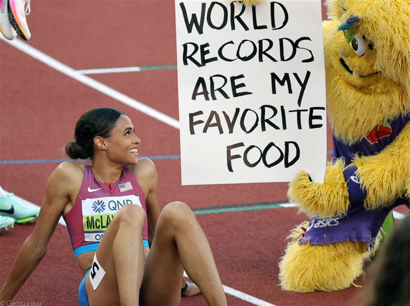 女子400ｍＨ夢の50秒台突入！！マクローリンが50秒68！男子400ｍノーマンが地元で悲願の世界一！／世界陸上Day8