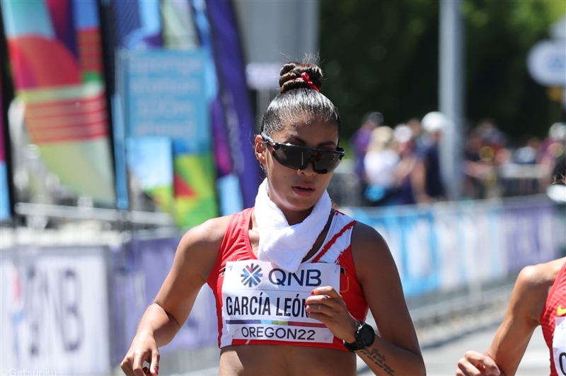 女子20km競歩はガルシア・レオンが自己新の1時間26分58秒で金メダル／世界陸上