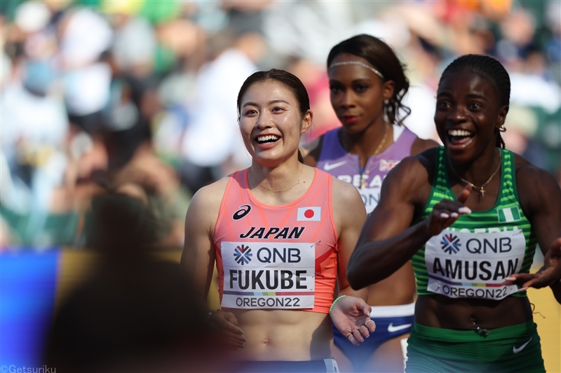 女子100ｍＨ・福部真子「本当にずっと目指していた」日本新！準決勝で12秒82マーク！／世界陸上