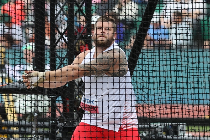 ファイデクが男子ハンマー投で前人未踏の5連覇！ 東京五輪金のノヴィツキが2位でポーランド勢がワンツー／世界陸上