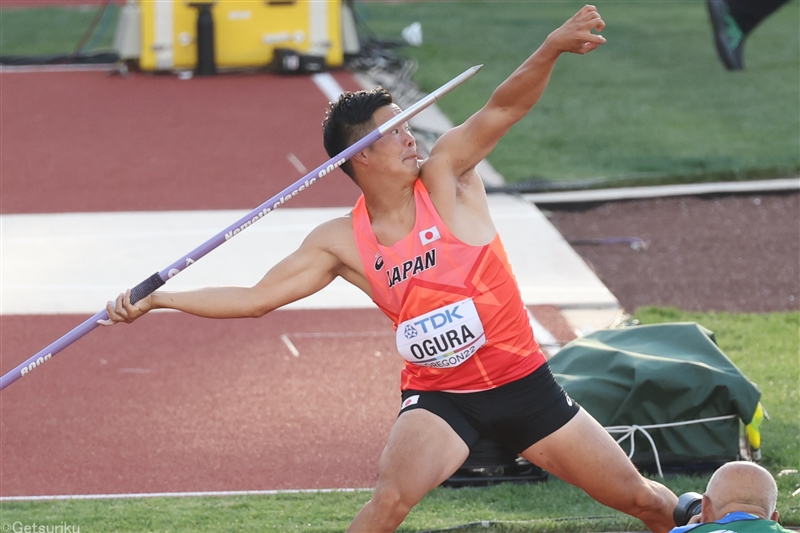 男子やり投予選で小椋健司が78ｍ48  予選突破ならずも、力出し切る／世界陸上