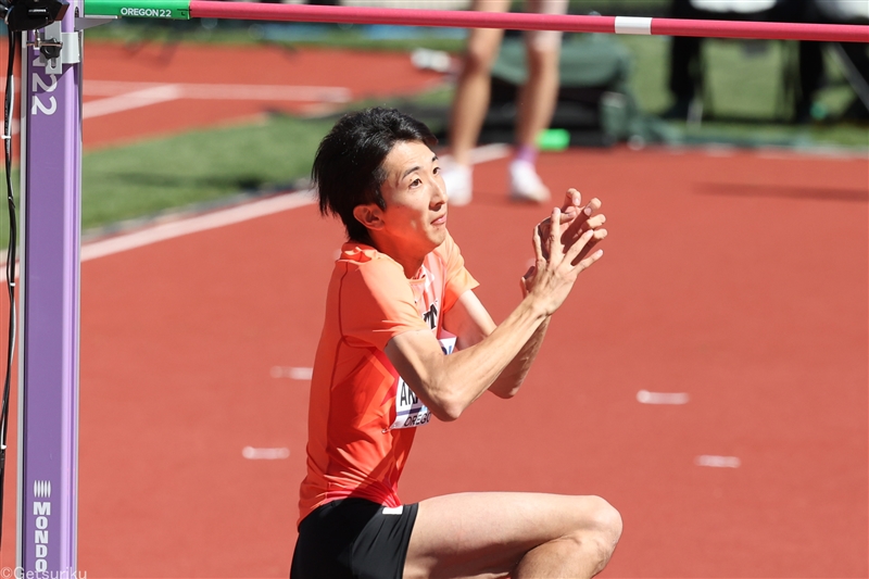 男子走高跳の赤松諒一は2m21で予選敗退／世界陸上