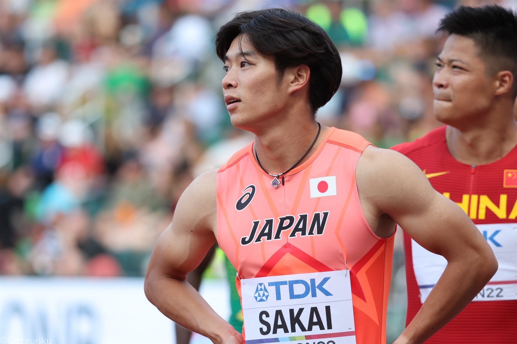 初出場で準決勝に挑んだ男子100ｍの坂井隆一郎「中間から終盤にかけて圧倒された」／世界陸上