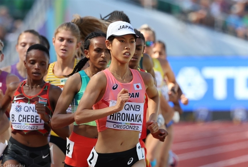 5000ｍ日本記録保持者・廣中璃梨佳 15分02秒03の7着 決勝進出ならずも序盤から果敢にレースを展開／世界陸上