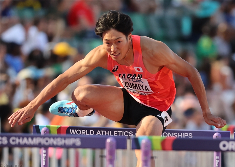 泉谷駿介が110mH準決勝13秒42で5着！日本史上初のファイナリストにあと一歩！／世界陸上