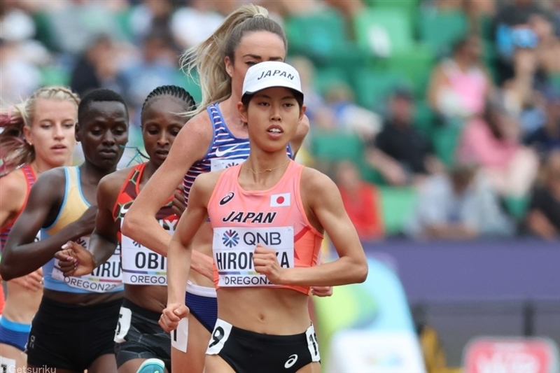 女子10000m・廣中璃梨佳 日本歴代2位の30分39秒71！序盤から攻めた走り見せる／世界陸上