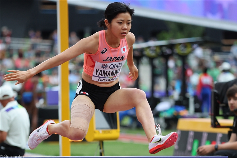 女子3000ｍ障害の山中柚乃は直前に右ハムストリングス肉離れ「スタートラインに立てるかわからない状態だった」／世界陸上