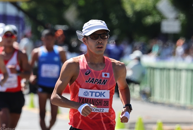 男子20km競歩で山西利和が2大会連続の金メダル！王者の強さを発揮／世界陸上