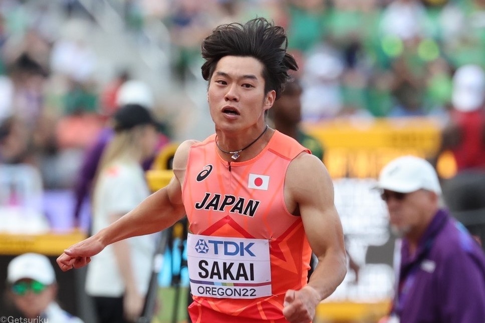 男子100ｍ坂井隆一郎は準決勝6着で決勝進出ならず／世界陸上