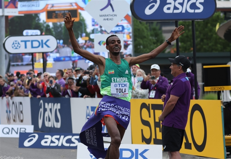 男子マラソンはエチオピアのトーラが金メダル！大会新記録の2時間5分36秒／世界陸上