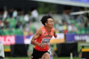 男子110ｍH日本記録保持者の泉谷駿介が予選3着通過で準決勝へ！／世界陸上