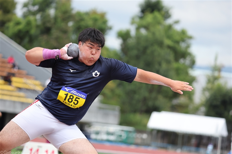 砲丸投・奥村仁志が18年ぶり大会新！18ｍ06で中3以来の日本一／日本IC