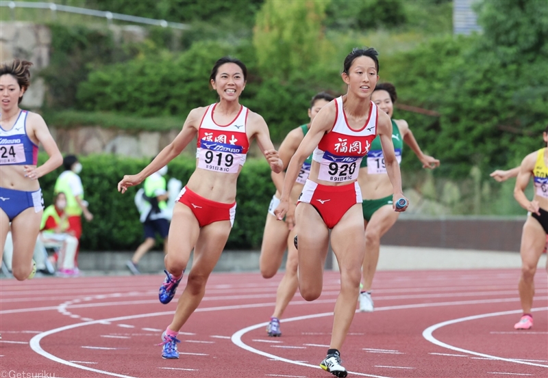 福岡大 女子4×100ｍR3連覇！大エース卒業も「主体性」でチーム一丸／日本IC