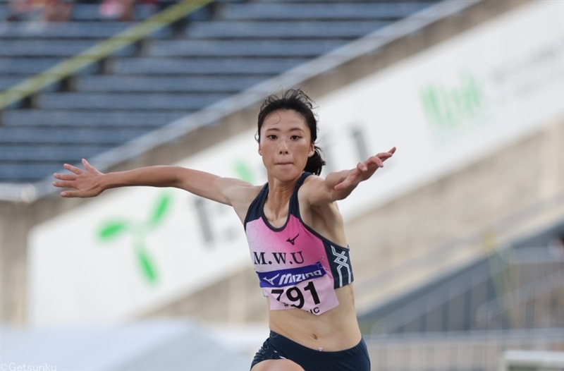 女子三段跳・船田茜理が13ｍ56！学生記録保持者の貫禄「14ｍを目指す」／日本IC