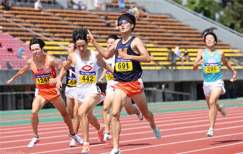 800ｍは松本純弥が2年ぶり3度目V「まずは自己ベスト更新を」／日本IC