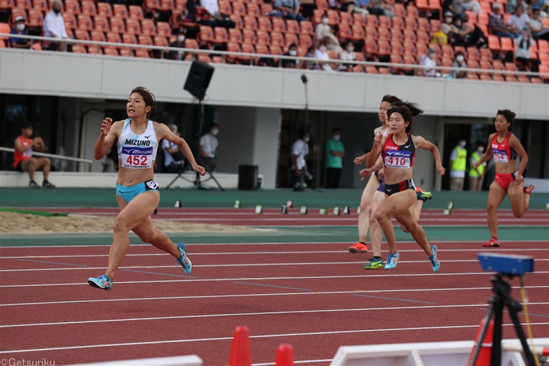 兒玉芽生200ｍも制して2冠！「やるべきことできた」予選23秒41の自己新、決勝23秒49／全日本実業団