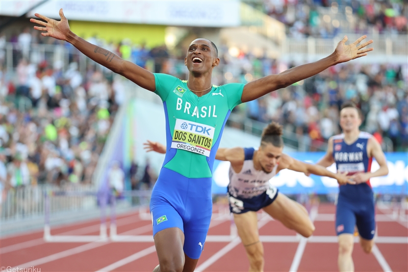 ドス・サントス400ｍH47秒61の大会新 ファン・ニーケアク400ｍ44秒33 タルー100ｍ10秒86／WAコンチネンタルツアー