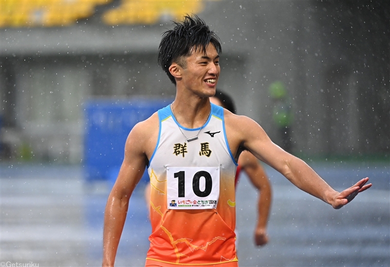 世界陸上代表・栁田大輝が100ｍ決勝進出！弟2人から刺激受け「決勝で勝つ」／栃木国体