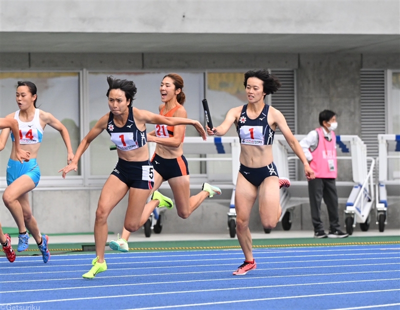 女子4継は北海道が制す！石堂・御家瀬の豪華リレーで44秒76の大会新／栃木国体