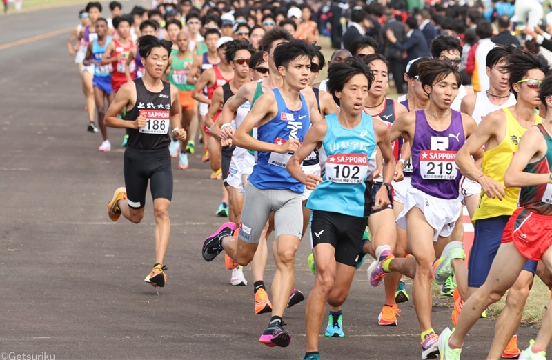 上位候補の東海大は9位通過 エース石原翔太郎は終盤失速「脱水症状かも」／箱根駅伝予選会