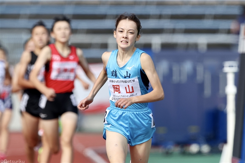 女子1000ｍ・ドルーリー朱瑛里が大会新！2分45秒84で制す「目標は田中希実さん」／U18・U16大会