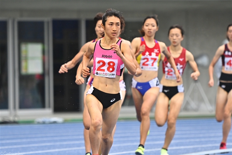 田中希実が800mで快勝 「1周目を余裕を持って60秒で入れるようなれば、2分切りも見えてくる」／栃木国体