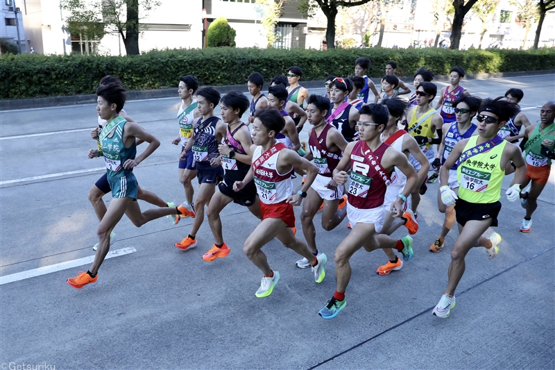 1区は大東大・ワンジルが区間賞！青学大、中大、駒大、創価大と続く／全日本大学駅伝