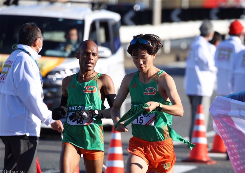 1区で大東大ワンジルが26分58秒の区間新！大東大19年ぶり区間賞／全日本大学駅伝