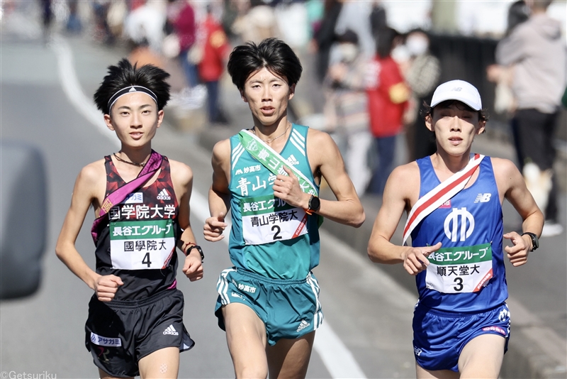 駒大が2分27秒の大差つけアンカーへ！青学大が2位浮上／全日本大学駅伝