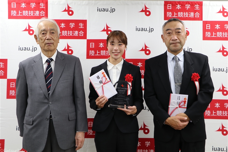 三段跳・船田茜理、1万ｍ不破聖衣来、3000m障害・吉村玲美の学生新を日本学連が表彰