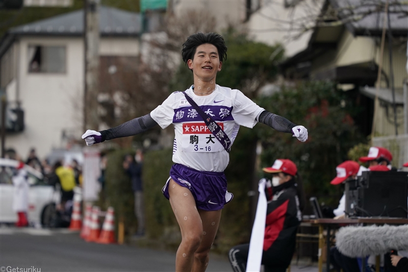 駒大19年ぶり往路Ｖ！初の3冠を視界にとらえる エース田澤廉「頼もしいチーム」／箱根駅伝