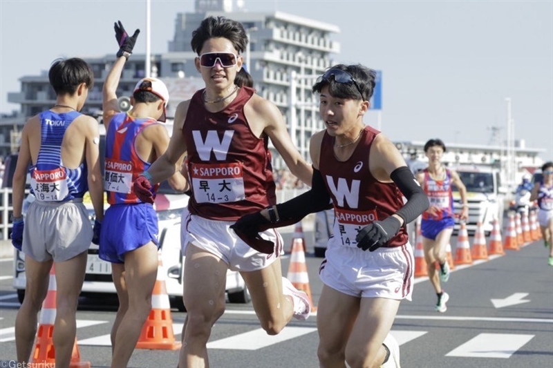 早大が6位で2年ぶりシード復帰！エース井川龍人が意地の9人抜き「早稲田はもっと強くなれる」／箱根駅伝